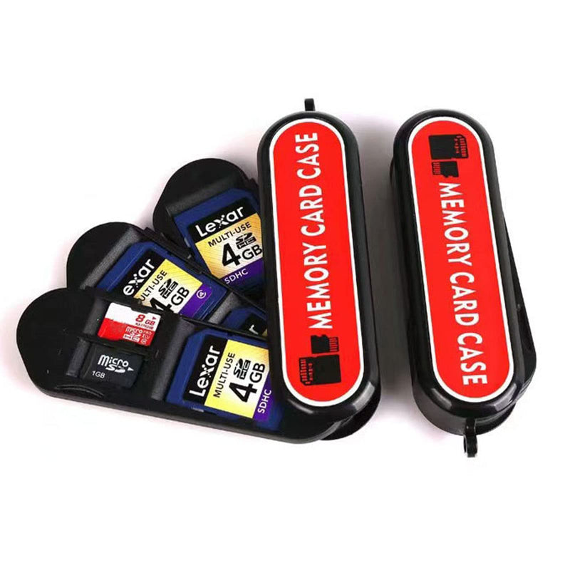 [Australia - AusPower] - ZweiFuch Memory Card Case Holder Anti-Shock Anti-Fall and Scratch Suitable for SD/Micro SD/SIM Cards 