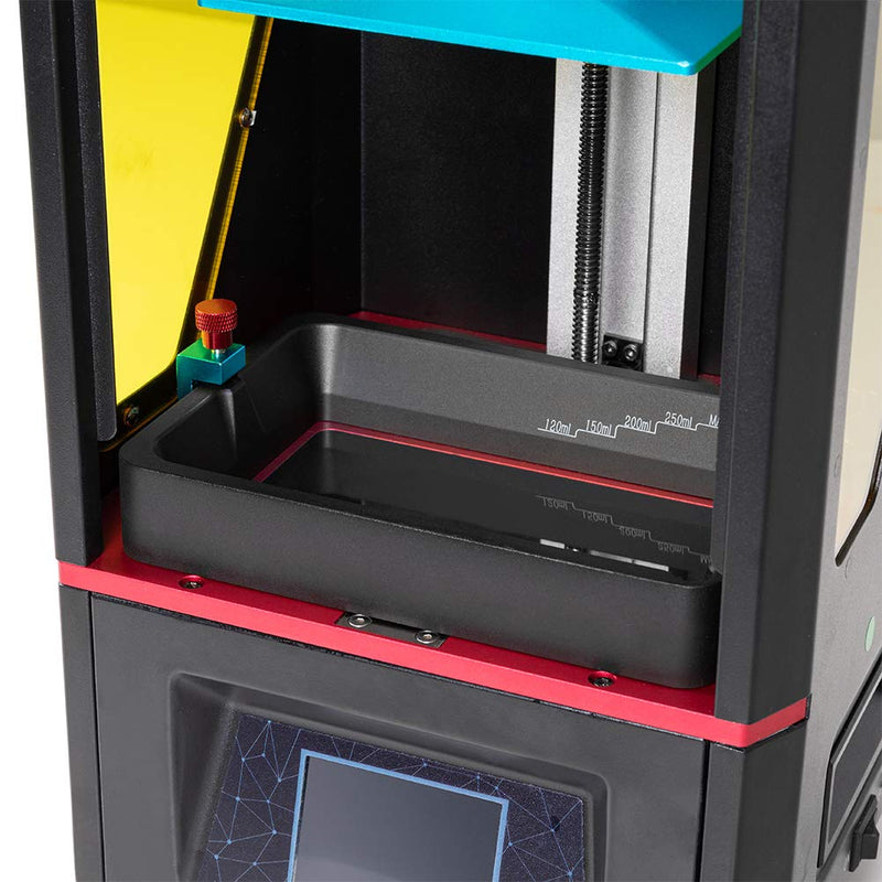 [Australia - AusPower] - Sovol 3D Printer Resin Vat Anodized Aluminium with FEP Film & Steel Ring Preinstalled, Durable Metal Frame Resin Tank with Double Silicone Covers for ELEGOO Mars ANYCUBIC Photon 3D Printer Black 1 Pack 