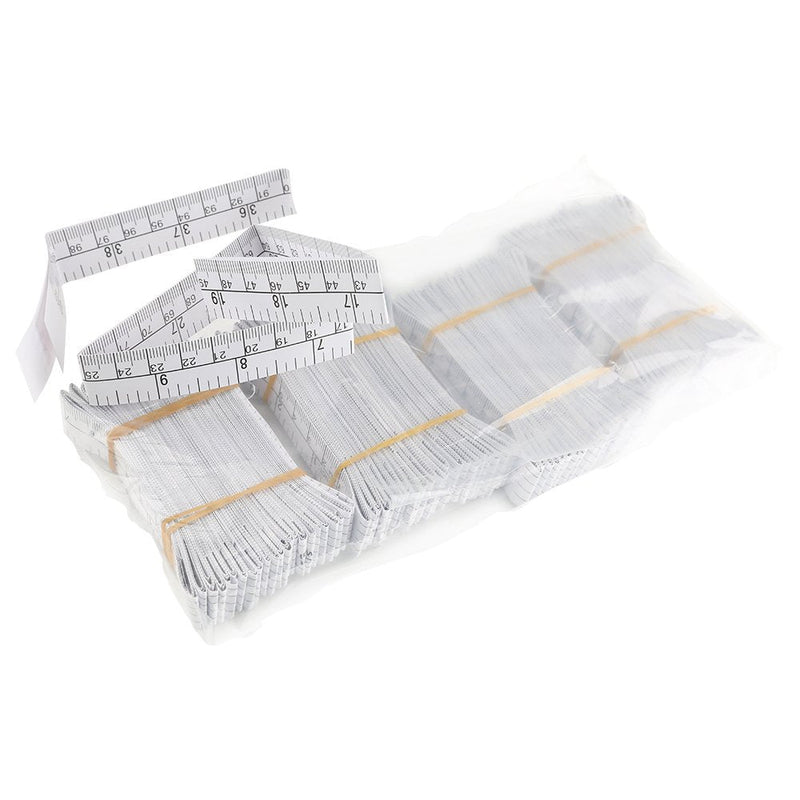 [Australia - AusPower] - WIN TAPE 1 Meter 40" Paper Tape Measure, Wound Measuring Rulers, Educare Used Measuring Babies Head, Disposable Pack of 100 