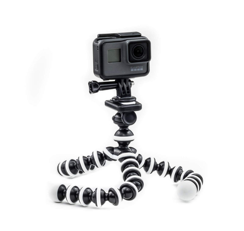 [Australia - AusPower] - Digicharge 10‘’ Octopus Flexible Tripod Camera + Action Cam Mount Stand, Compatible With GoPro Hero10 Max Hero9 Hero8 HERO 10 9 8 7 6 FUSION Akaso Brave 5 Apeman Fitfort Davola Dragon Touch Jeemak Cam 