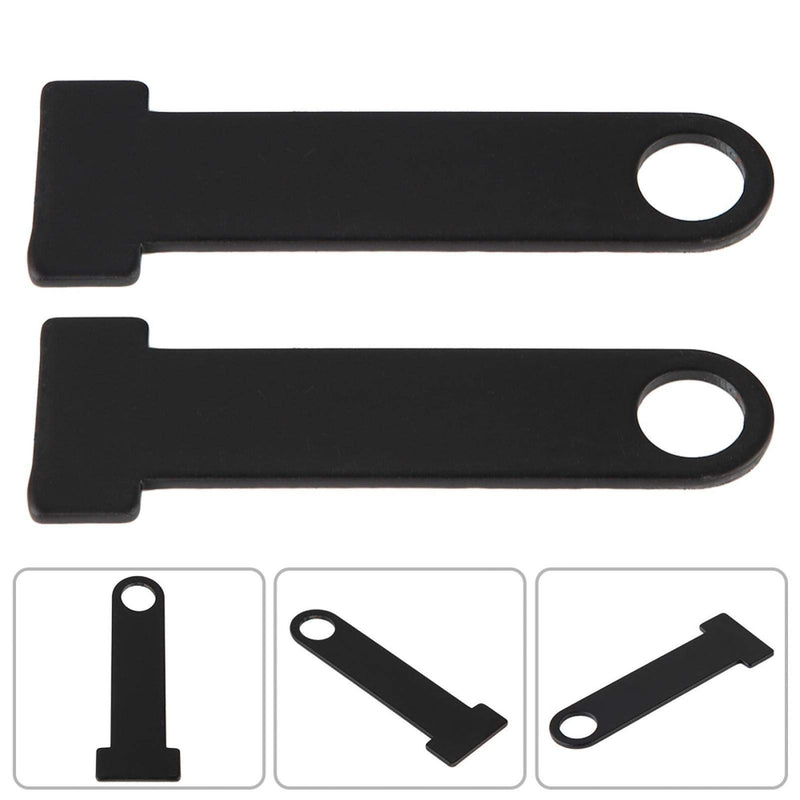 [Australia - AusPower] - Fydun Motorcycle Strap D-Ring Lock Strap D-Ring Lock Stainless Steel Motorcycle Universal Modification Accessory black 