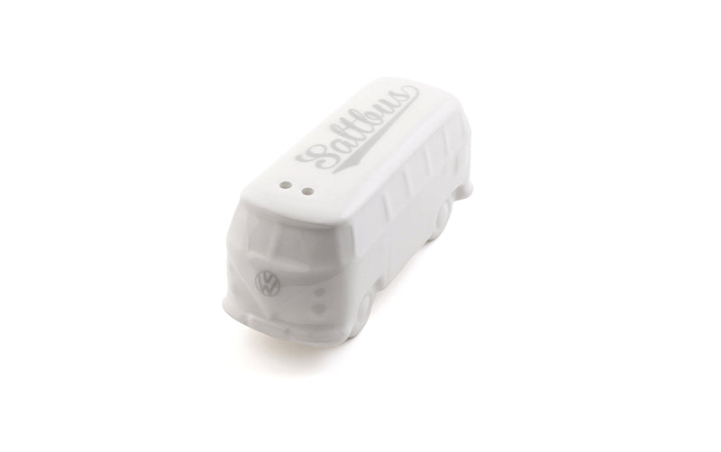 [Australia - AusPower] - BRISA VW Collection - Volkswagen Samba Bus T1 Camper Van 3D Salt & Pepper Shakers, Kitchen Table Decoration, VW Fan Gift Idea (2 pcs. Set/White/Black) White/Black 