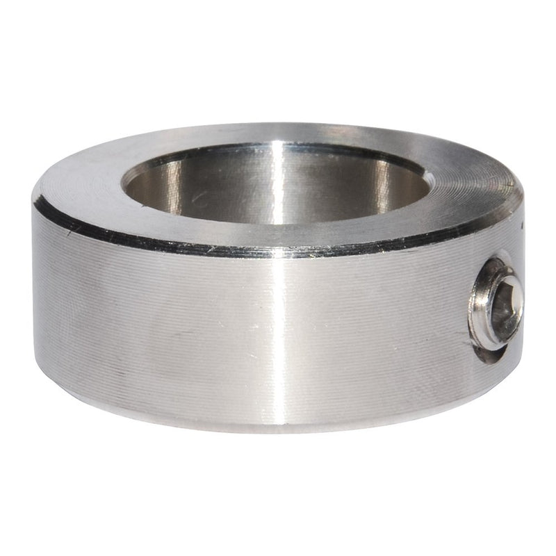 [Australia - AusPower] - KZNANZN Set Screw Shaft Collar Bore 1" Width 5/8 inch 304 Stainless Steel Silvery 2Pcs 1" 