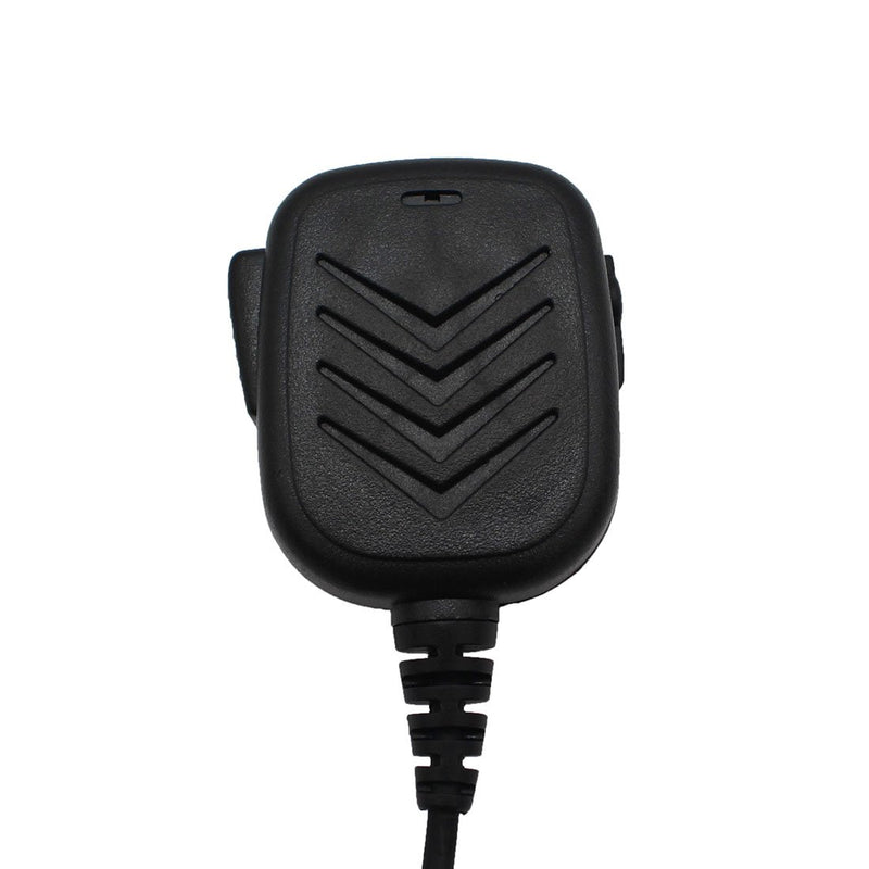 [Australia - AusPower] - GoodQbuy 2Pcs Waterproof Rainproof Shoulder Remote Speaker Mic Microphone for 2 pin Midland LXT500VP3 G227 G300 GXT500 GXT600 