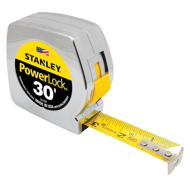 [Australia - AusPower] - STANLEY PowerLock Tape Measure, 30-Foot (33-430) 