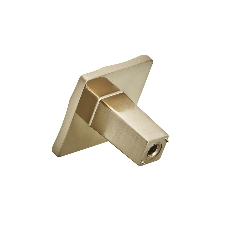 [Australia - AusPower] - Amerock | Cabinet Knob | Golden Champagne | 1-3/16 inch (30 mm) Length | Kamari | 1 Pack | Drawer Knob | Cabinet Hardware 