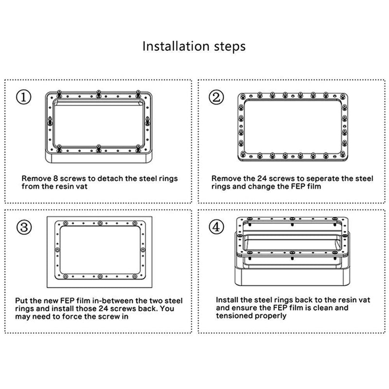 [Australia - AusPower] - 5PCS FEP Film Release Film for ELEGOO Mars/ANYCUBIC Photon/Photon S/HALOT-ONE LCD SLA DLP 3D Printer, 200 x 140 x 0.15mm 200*140mm 