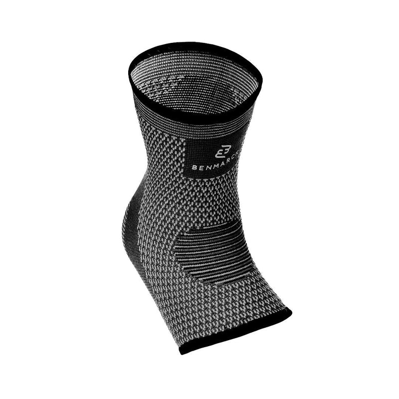 [Australia - AusPower] - Achilles Tendon Support Brace, Plantar Fasciitis Sock, Ankle Compression Sleeve For Running, Tendonitis and Flat Feet Relief Gray Black Unisize 