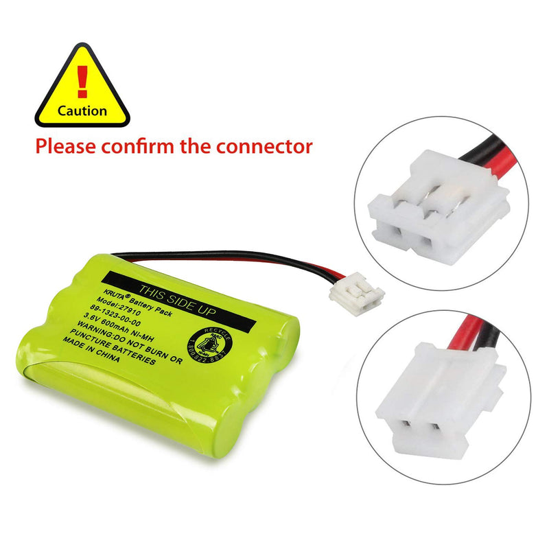 [Australia - AusPower] - 27910 Cordless Telephone Battery Compatible with AT&T 89-1323-00-0 Motorola SD-7501 RadioShack 23-959 23-894 Ni-MH 3.6V, (Pack 4) pack 4 