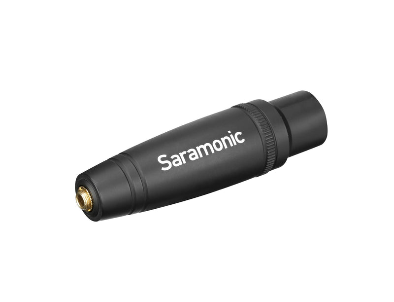 [Australia - AusPower] - Saramonic 3.5mm Female TRS to XLR Male Audio Adapter w/Phantom Power to Plug-in-Power Converter (C-XLR+), 48v to Plug-in-Power 