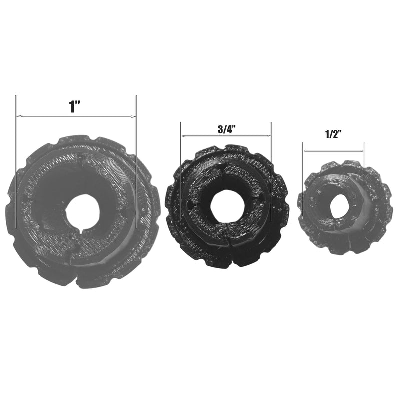 [Australia - AusPower] - 1/2 inch,3/4 inch,1 inch Wall Grommet for Starlink Cables,Starlink Cable Routing Kit,Star Link Accessories,(Black,3/4 inch,2 Packs) Black,3/4 inch,2 Pack 