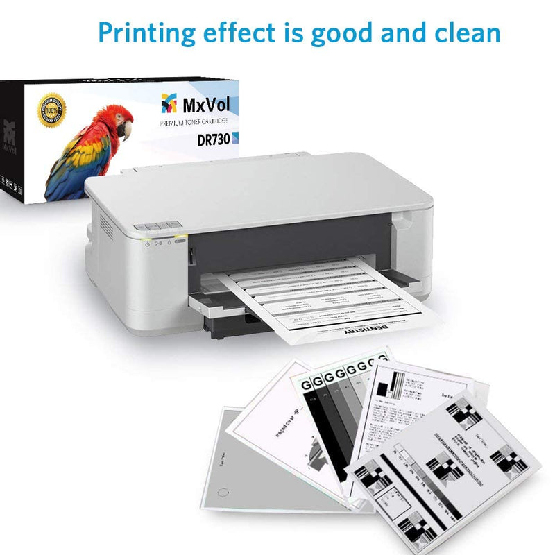 [Australia - AusPower] - MxVol Compatible Drum Unit Replacement for Brother DR730 DR-730 DR 730 Up to 12,000 Pages use for HL-L2350DW DCP-L2550DW MFC-L2710DW MFC-L2750DW HL-L2395DW Printer (NO Toner) 