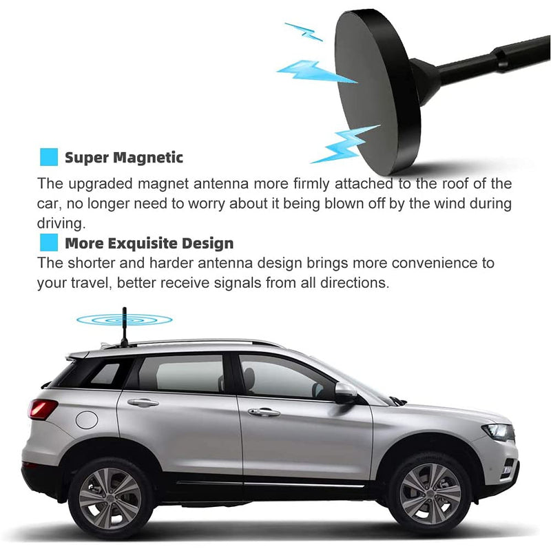 [Australia - AusPower] - Omnidirectional Antenna 698-2700MHz Magnet Antenna with 3M 9.8ft RG58 Cable and FME Female Connector for RV/Truck/Car Signal Booster 