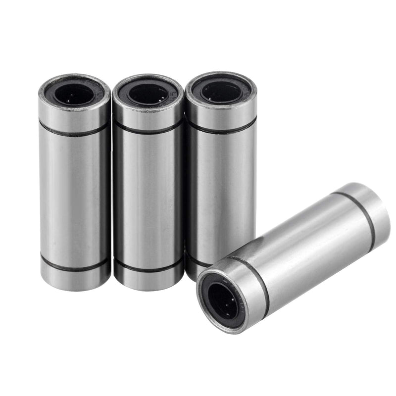 [Australia - AusPower] - 4 Pcs Extra Long LM6UU Linear Ball Bearings LM6LUU,6mm Bore Dia,12mm OD,35mm Length with Double Side Rubber Seal Great for CNC,3D Printer LM6LUU(4pcs) 4 