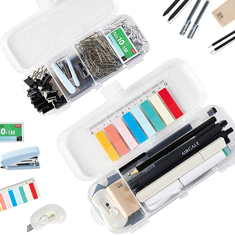 [Australia - AusPower] - 123 Pcs Office Supplies Kit with Desk Organizers, Includes Stationery, Stapler, Paper Clips, Push Pins, Erasers, Binder Clips, Staples, Scissor, Page Markers, Highlighters for Desktop Accessories Set 