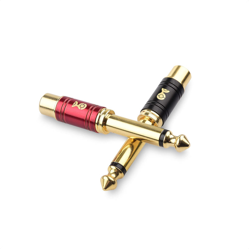 [Australia - AusPower] - Cable Matters 4-Pack RCA to 1/4 Adapter (1/4 to RCA Adapter) 