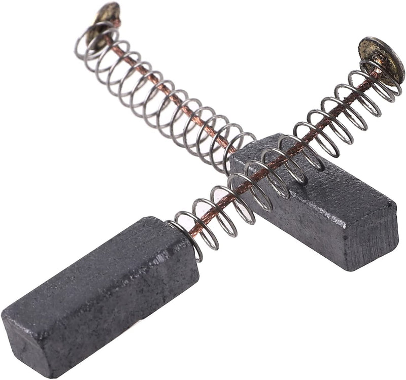 [Australia - AusPower] - NIOOLIUK 15 Pcs Carbon Brushes with Wire Leads and Brush Springs Attached 19mm x 7 mm x 6 mm for Generic Electric Motor 