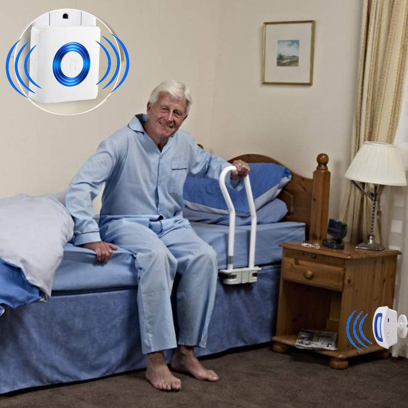 [Australia - AusPower] - Caregiver Add On Receiver- Part of Wireless Caregiver Pager Motion Sensor Alert Room Bed Alarm and Fall Prevention for Home Patients Elderly with 52 Ring Tones 1 Receiver 