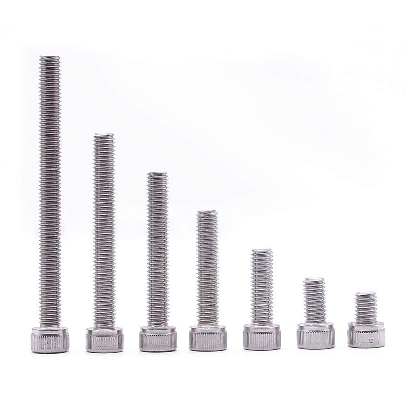 [Australia - AusPower] - M8-1.25 x 35mm Socket Head Cap Screws Bolts (M3 to M10 Available) 304 Stainless Steel 18-8, Allen Socket Hex Drive, Full Thread, Coarse Thread, Bright Finish, 20 PCS M8 x 35mm (20 pcs) 