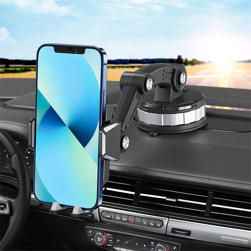 [Australia - AusPower] - Car Phone Mount, 360° Rotatable Upgraded Phone Holder with Suction Cup for Dashboard, Windshield, Universal for iPhone 13/12 Pro, Pro Max, XS, XR, Samsung, Andriod, More Devices,Car Accessories 