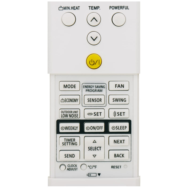 [Australia - AusPower] - RCECAOSHAN Replacement for Fujitsu Air Conditioner Remote Control AR-RED1U ARRED1U AOU9RLS2 AOU12RLS2 AOU15RLS2 ASU9RLS2 ASU12RLS2 ASU15RLS2 Display in Both Fahrenheit and Celsius 