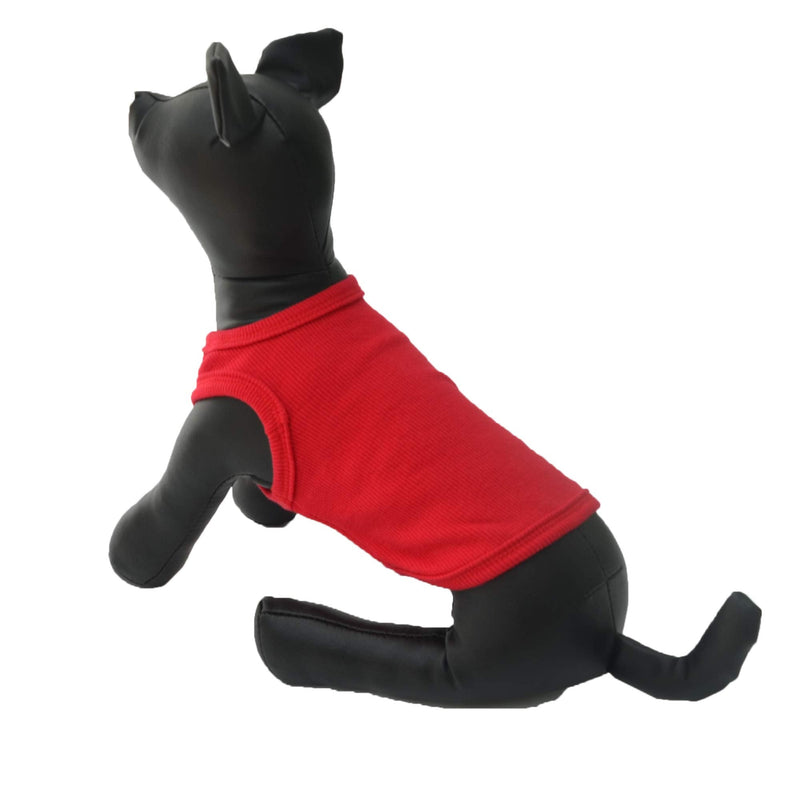 [Australia - AusPower] - Lovelonglong PU Leather Dog Mannequins Standing Models to Display for Dog Clothing Pet Shop Beige/Black S (Chihuahua) 9inch Back, 12inch Chest Black 