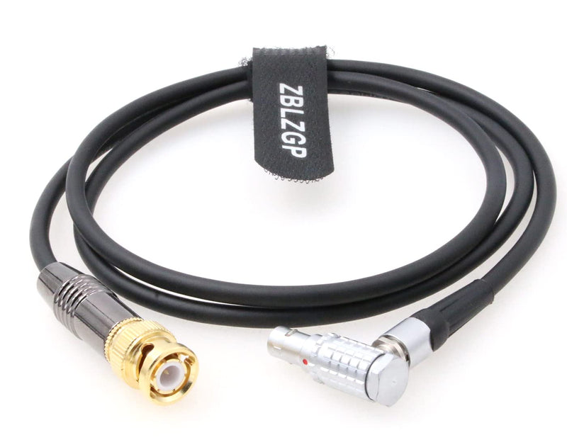 [Australia - AusPower] - ZBLZGP BNC to 5 Pin Timecode Cable for ARRI Alexa Mini/XT Camera Sound Devices ZAXCOM (Right Angle 5 pin) Right Angle 5 pin 