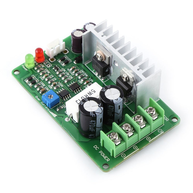 [Australia - AusPower] - PWM DC Motor Speed Controller, 12V/24V/36V Regulator Potentiometer Overload Protector Motor Speed Control Board 15A 