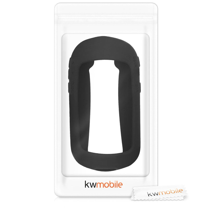 [Australia - AusPower] - kwmobile Case Compatible with Garmin eTrex 10/20/30/201x/209x/309x - GPS Handset Navigation System Soft Silicone Skin Protective Cover - Black 