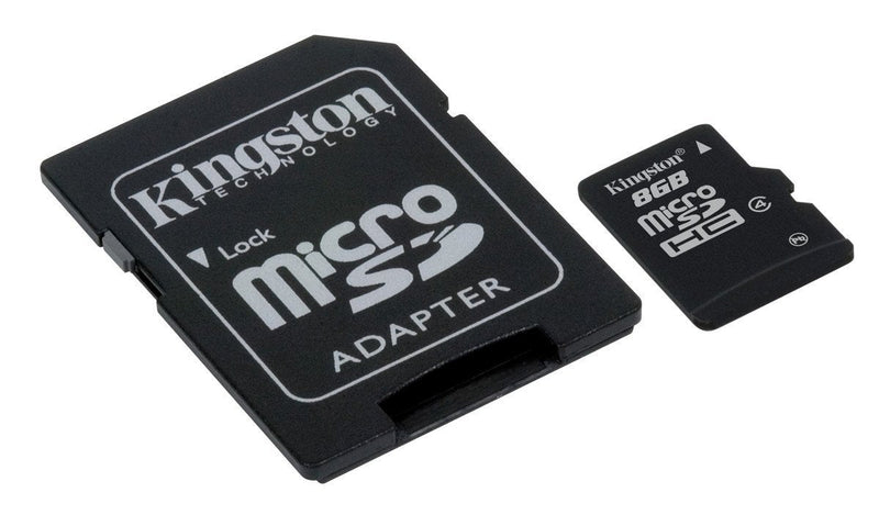 [Australia - AusPower] - Kingston 8GB Class 4 MicroSDHC Card Flash Memory with SD Adapter SDC4/8GB 