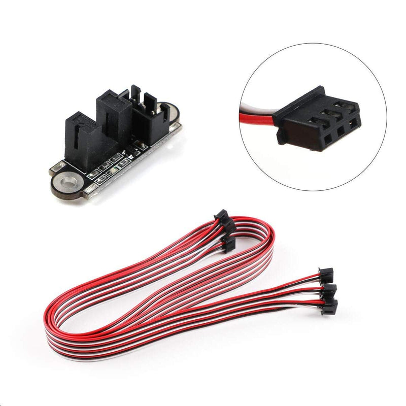 [Australia - AusPower] - 5 Pack Optical Endstop with 1M Cable Optical Switch Sensor Photoelectric Light Control Optical Limit Switch Module for 3D Printer 5 