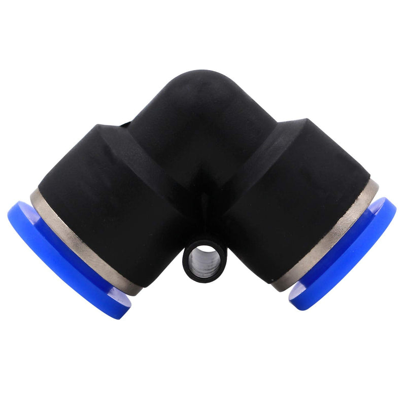 [Australia - AusPower] - Push Fittings 12mm - DERNORD 10 Pack Plastic Push to Connect Fittings Elbow Tube Fittings Push Lock 