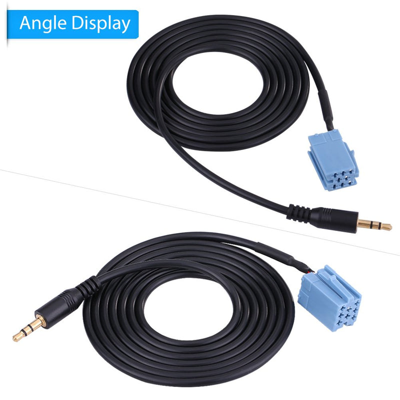 [Australia - AusPower] - Car Audio Adapter Cable, Qiilu AUX Cable Music Interface Adapter 3.5 mm Jack 150cm Length Compatible for /Golf/Passat B5/Bora//Blaupunkt 