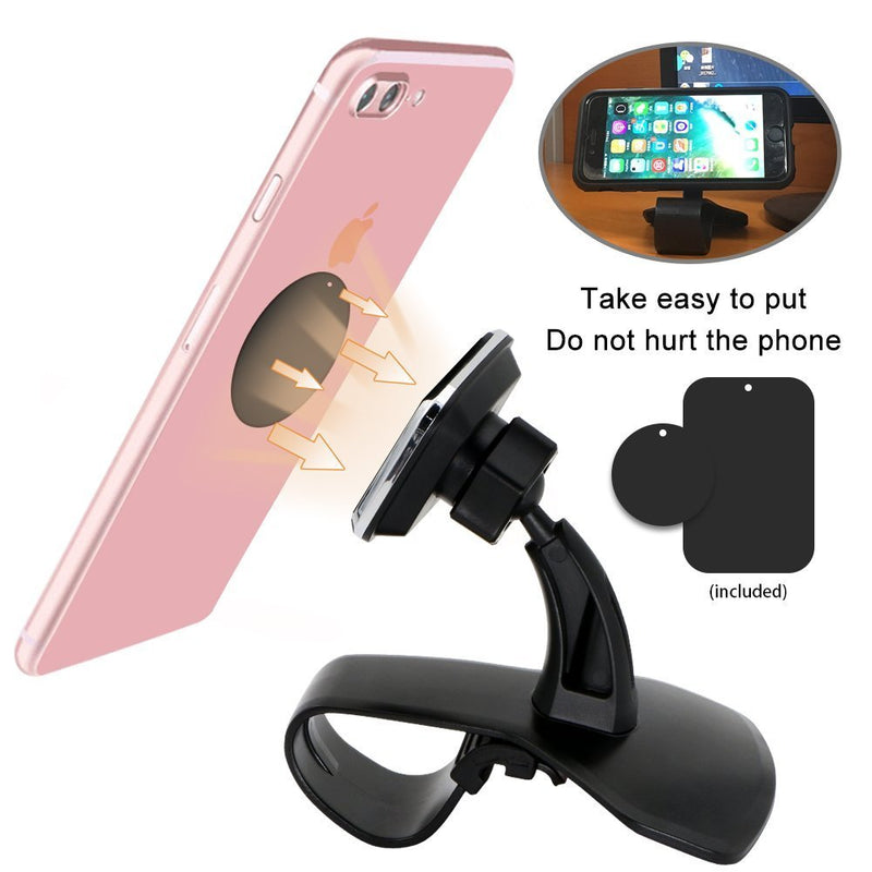 [Australia - AusPower] - Navor Universal Car Phone Mount Holder for Vent Windshield Dashboard for Smartphones Including iPhone 7,7P, 6, 6S, Galaxy S7, S7 Edge-Sliver sliver 