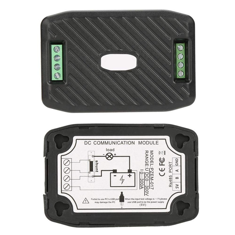 [Australia - AusPower] - PZEM-017 DC Communication Box RS485 Interface Modbus 0-300V 300A Shunt USB Cable Voltage Current Power Energy Consumption Meter(PZEM-017+300A) 