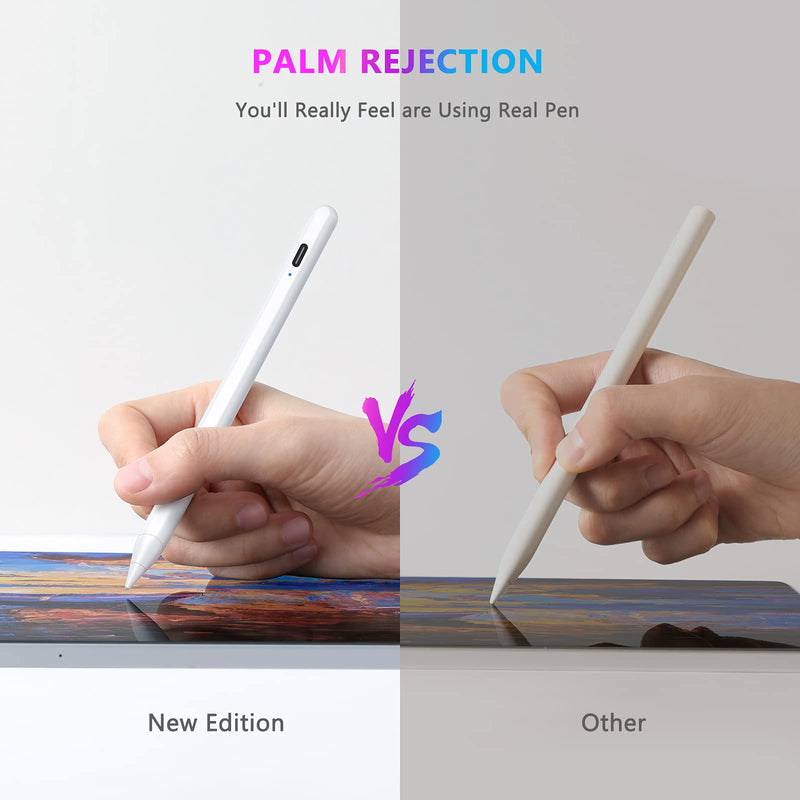 [Australia - AusPower] - Stylus Pen for ipad with Palm Rejection, LESHP Pencil Compatible with (2018-2020) iPad. No Lag, High Precision, Tilting Detection, Magnetic Adsorption 