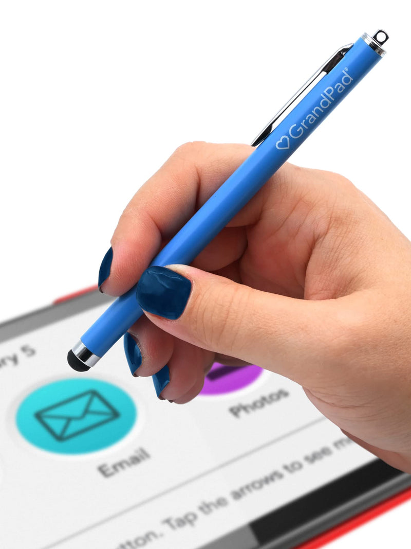 [Australia - AusPower] - GrandPad Stylus Pen for GrandPad Tablet, Rounded ¼” Scratch Resistant Stylus, 5.25” Length, Lightweight and Ergonomically Shaped, Pack of 3 