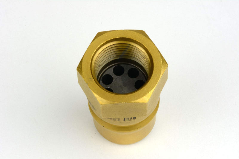 [Australia - AusPower] - TEMCo 1/2" Female NPT Thread 1/2" Body Pair Hydraulic Coupler ISO 7241B Ball Valve Quick Connect for Tractors and Ag Equipment Fits Pioneer Parker Format - HF0060 (HF0058 + HF0059) 