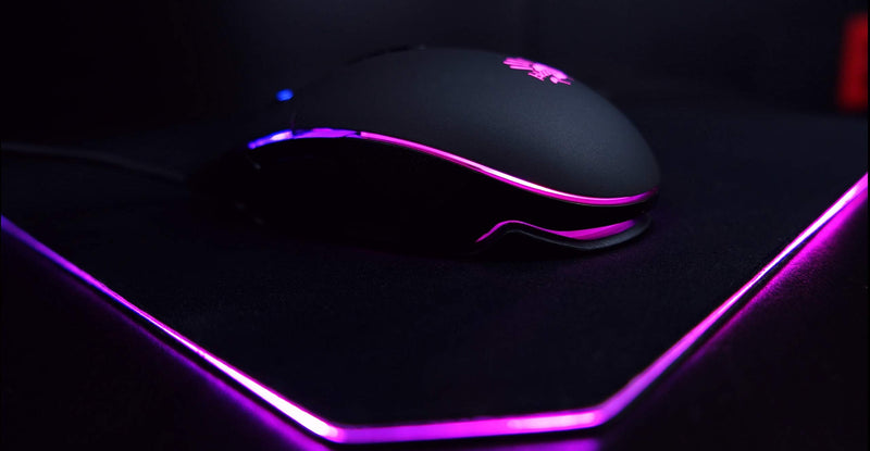 [Australia - AusPower] - Bloody Gaming RGB LED Gaming Mouse Pad Soft Cloth Surface – Low Friction Surface Ideal for Accuracy, Speed & Control - 10 RGB LED Zones - Waterproof - Non-Slip Rubber Base - Medium 14" X 10" - MP-60R 