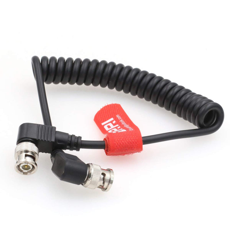 [Australia - AusPower] - DRRI 1080p 3G HD-SD BNC to Right Angle BNC Spring Video Cable 75ohm for RED Gemini/Steadicam configurations Elbow to Elbow BNC 