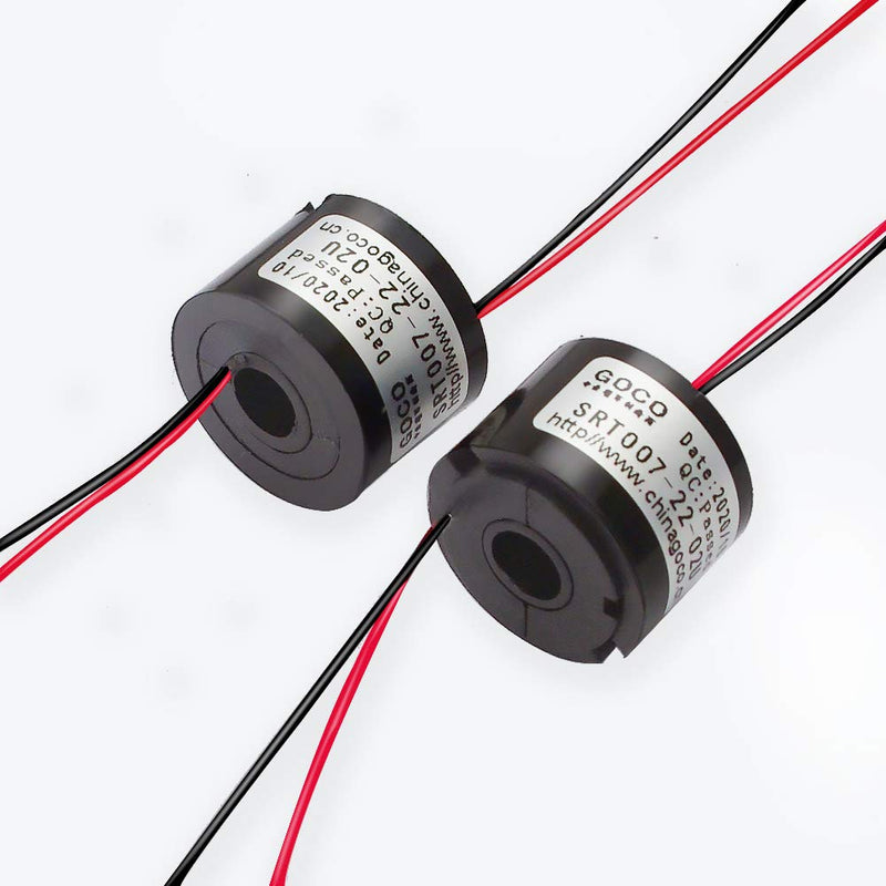 [Australia - AusPower] - GCSLIPRING slipring hole conductive slip ring through hole 7mm2wire2A slip ring brush collector ring 