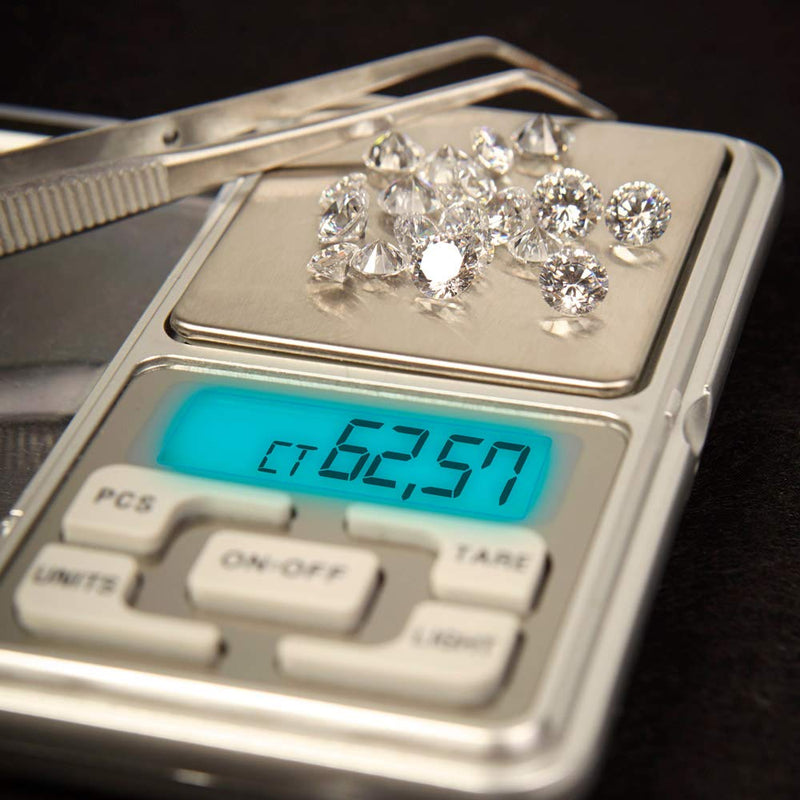 [Australia - AusPower] - Kingwin Weight Scale, Mini Digital Jewelry Scale. Tare Full Capacity, and Auto Off. Counting Function, LCD Display W/Back Light for Easy Reading. 500G/0.01G Accuracy with Multiple Weighing Units (G/Tl KTK-500S 