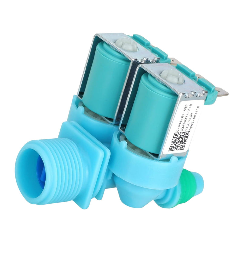 [Australia - AusPower] - DC62-00311F Cold Water Inlet Valve (110/120V) Fit for samsung Washer WA40J3000AW, WA44A3205AW, WA45N3050AW, WA45M3100AW, WA45T3200AW -Blue 