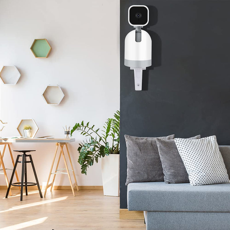 [Australia - AusPower] - OYOCAM Wall Mount Compatible with WYZE Cam Pan V3/V2 and Blink Mini Pan-Tilt Cam, Adjustable Angles Bracket 180 Degree Rotation for Ceiling and Wall Mounting Kit Security Mount Bracket 1 Pack wall mount 