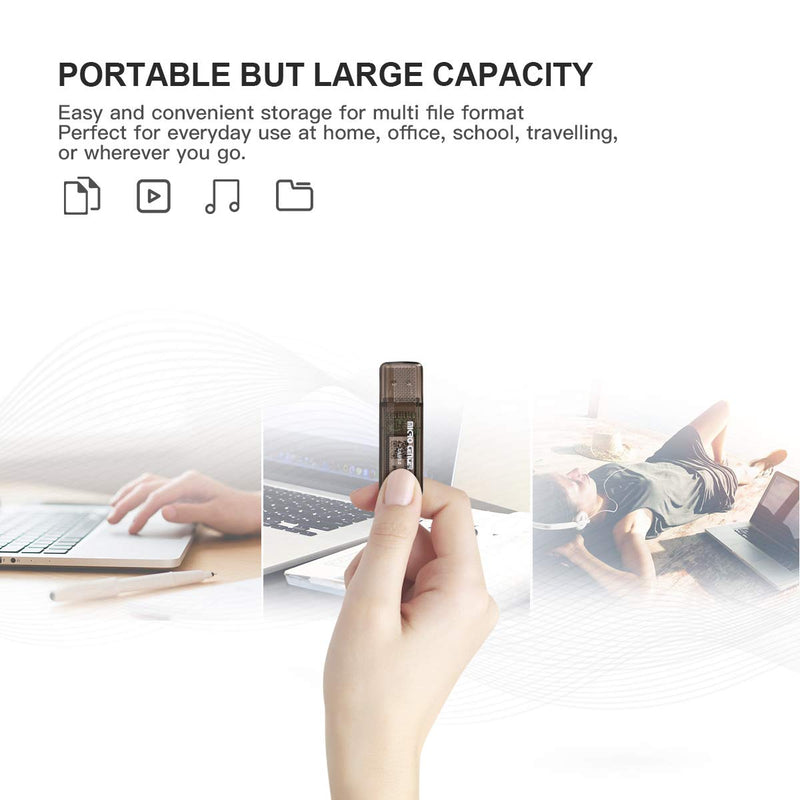 [Australia - AusPower] - Micro Center SuperSpeed 5 Pack 32GB USB 3.0 Flash Drive Gum Size Memory Stick Thumb Drive Data Storage Jump Drive (32G 5-Pack) 