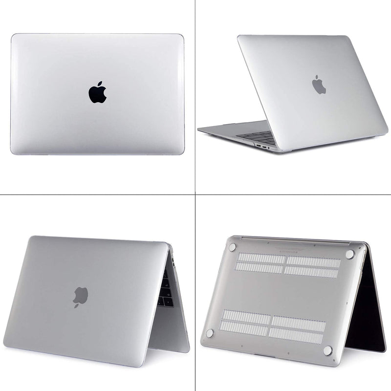 [Australia - AusPower] - EooCoo Compatible with MacBook Pro 16 Inch 2020 2019 Release Model A2141, Clear Hard Case with Keyboard Cover & Screen Protector - Crystal Clear 2019 MacBook Pro 16" Case A2141 Clear 