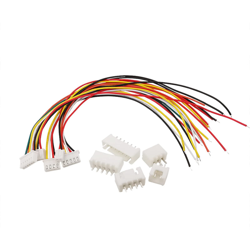 [Australia - AusPower] - Teansic 1480Pcs 2.0mm JST-PH Connector Kit with 2.0mm Female Pin Header 2/3/4/5/6/7 Pin Housing Connector Adapter Plug Terminal Kit 1480 Pcs - 2.0 mm 2/3/4/5/6/7 Pin JST-PH 