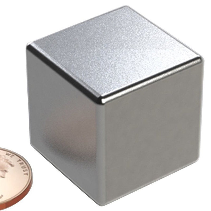[Australia - AusPower] - DIYMAG 1" Cube Neodymium Magnets, One Inch Cube Rare Earth Magnet - Grade N52, Pack of 2 Square 25*25*25mm-2P 