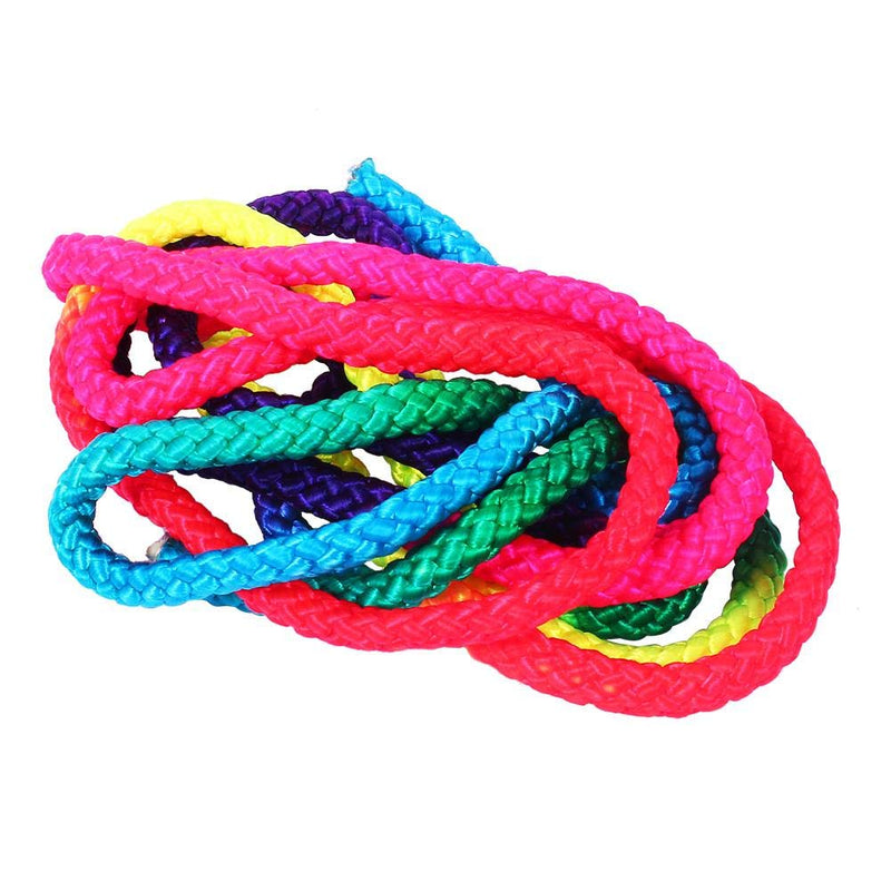 [Australia - AusPower] - Alomejor Gymnastics Rope Rainbow Color Rhythmic Gymnastics Rope Solid Competition Arts Training Rope 