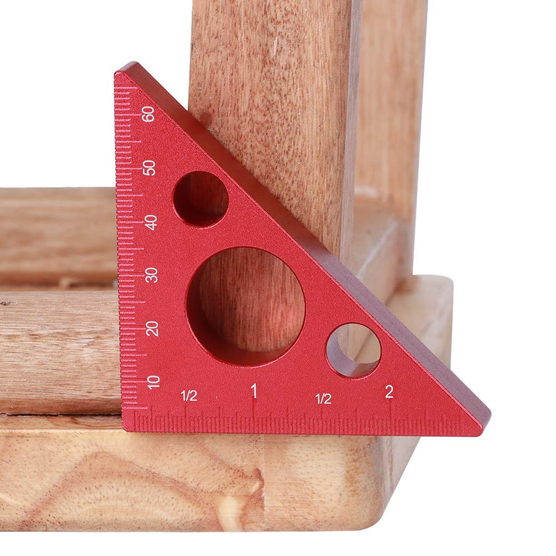 [Australia - AusPower] - Carpenter Ruler, Woodworking Tools Right Angle Ruler, Aluminum Alloy Woodworking Measuring Tool for Roofers Builders 